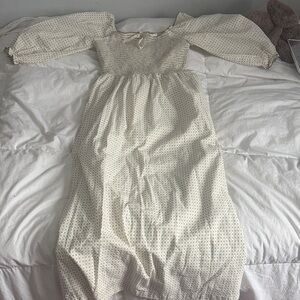 Elegant Cream Maxi Dress